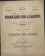 [1915] Thank God for a garden : song